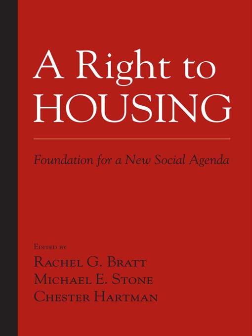 Title details for A Right to Housing by Rachel Bratt - Available